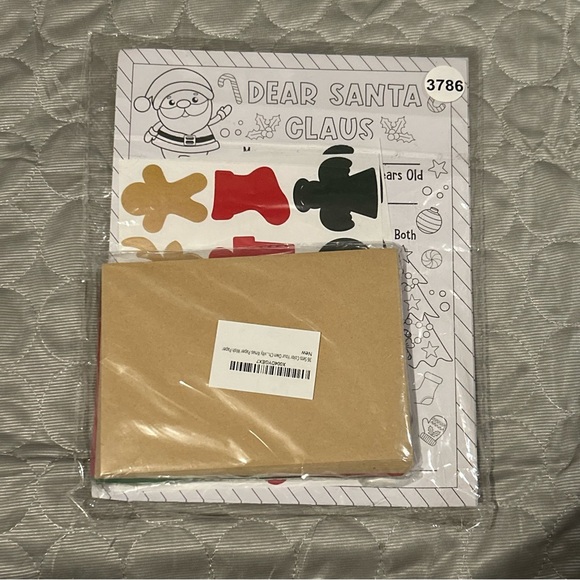 Dear Santa Letter Christmas coloring Craft Kit with Stickers for Kids 36 pcs - Picture 6 of 6